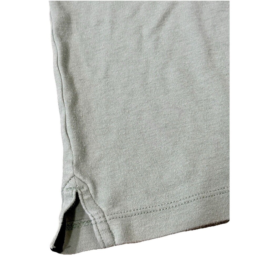 Banana Republic Luxe Touch Tee Womens S Green 100% Cotton Performance T-Shirt - Picture 7 of 8